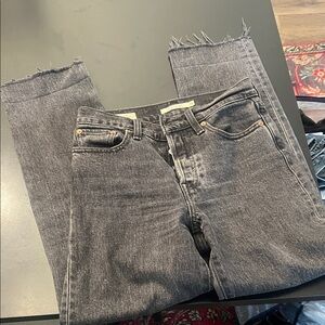 Women’s Levi’s premium Wedgie Straight black/grey